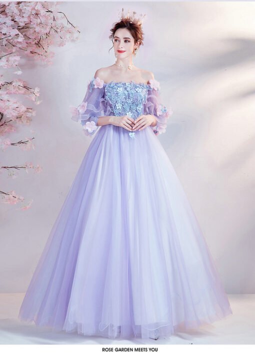 purple prom dress 1271-009