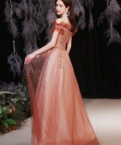 red formal dress 1248-002