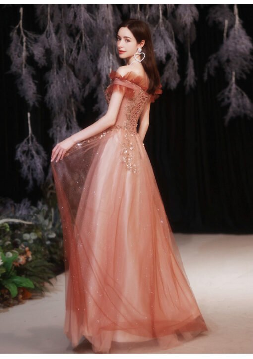 red formal dress 1248-002