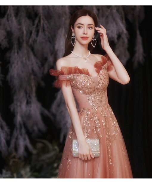 red formal dress 1248-005