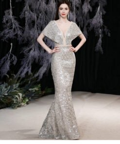 silver mother of the bride dresses 1272-004