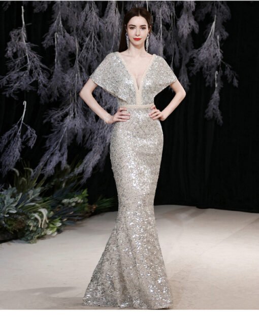 silver mother of the bride dresses 1272-004