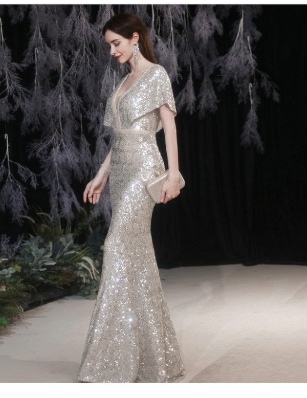 silver mother of the bride dresses 1272-006