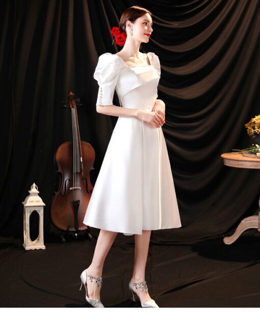 white satin cocktail 1256-004