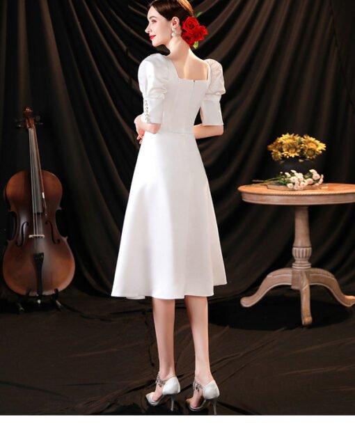 white satin cocktail 1256-005