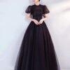 black quinceanera dress 1290-005