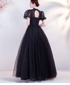 black quinceanera dress 1290-006