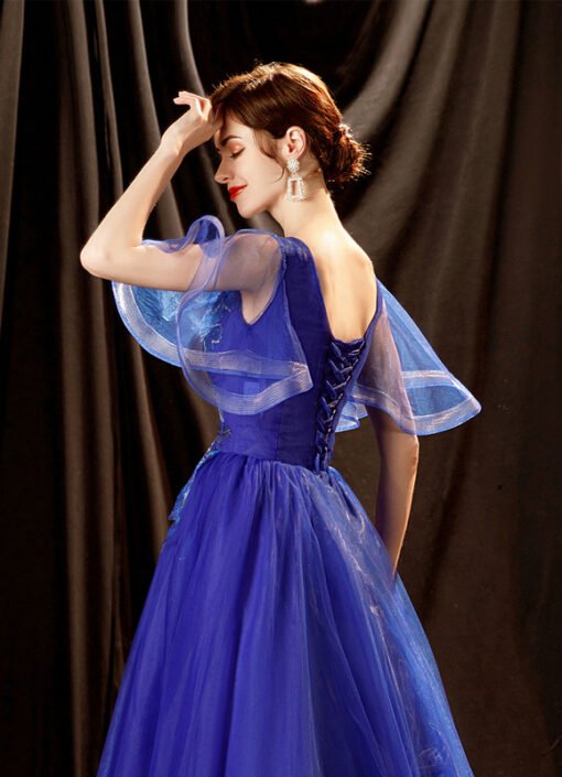 dark blue prom dress 1292-005