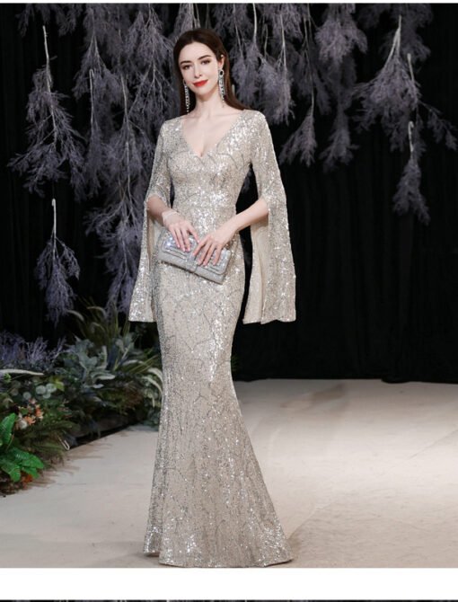 evening gowns with capes 1295-004