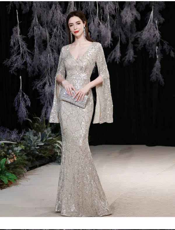 evening gowns with capes 1295-004
