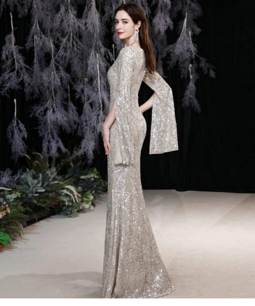 evening gowns with capes 1295-008