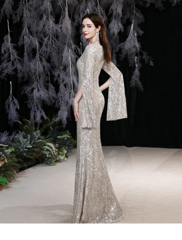 evening gowns with capes 1295-008