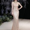 gold formal dress 1291-004