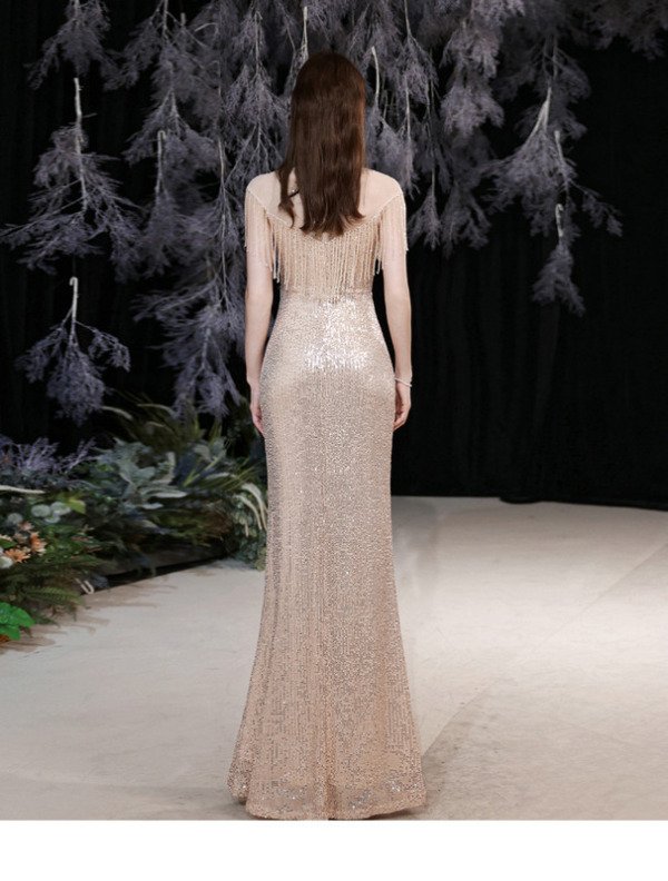 gold formal dress 1291-006