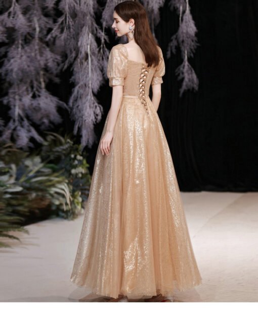 gold formal dresses plus size 1280-007