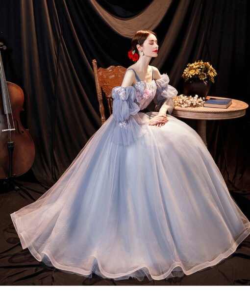 long sleeve quinceanera dress 1297-005