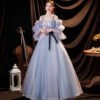 long sleeve quinceanera dress 1297-006