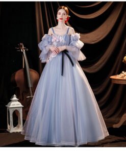 long sleeve quinceanera dress 1297-006