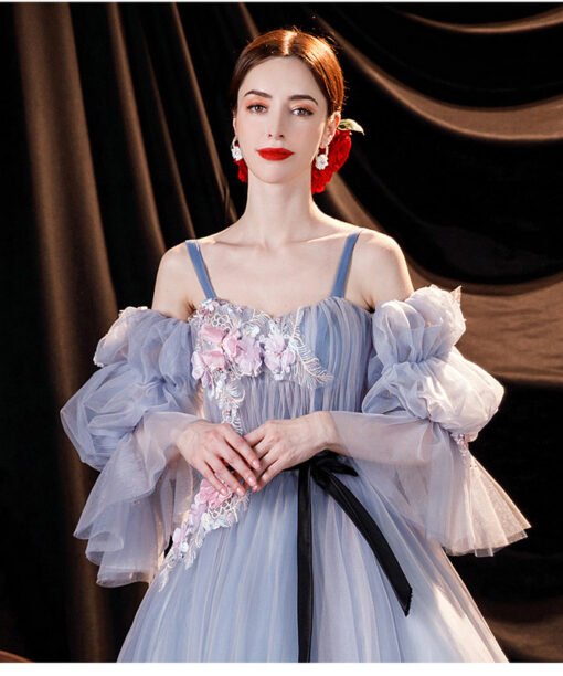 long sleeve quinceanera dress 1297-009