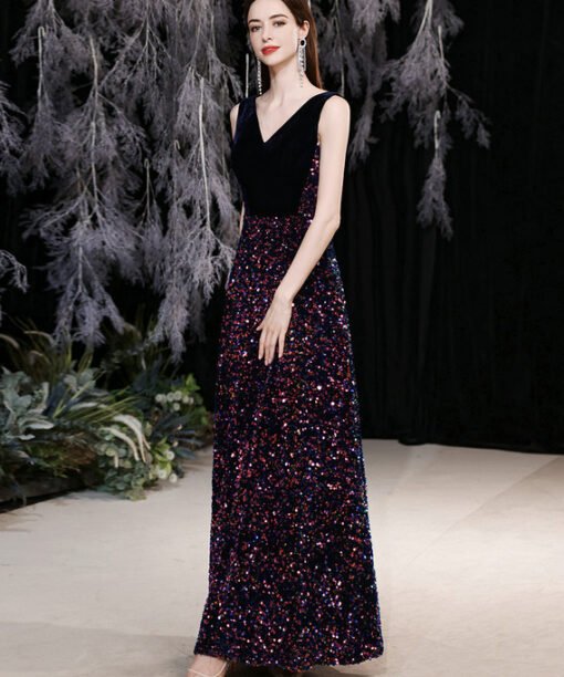 red and black dress 1301-004