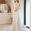 white satin prom dress 1289-007