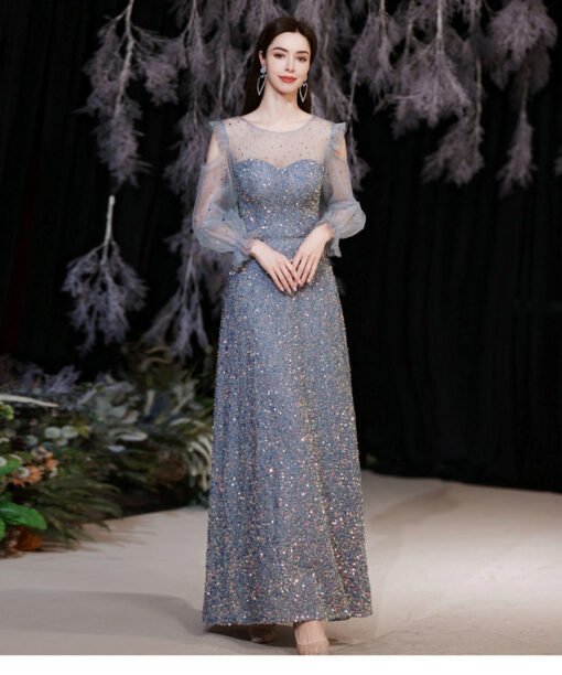 blue sparkly dress 1310-005