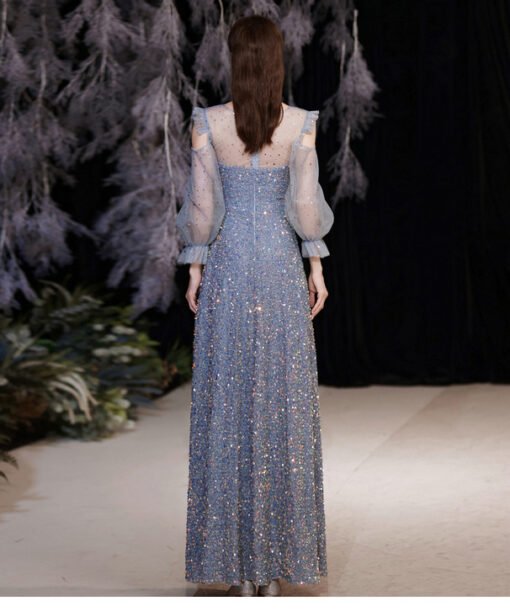blue sparkly dress 1310-007