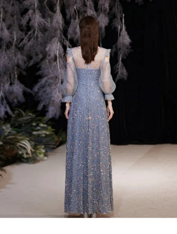 blue sparkly dress 1310-007