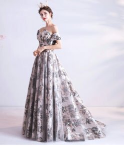 floral formal dress 1308-006