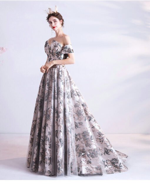 floral formal dress 1308-006