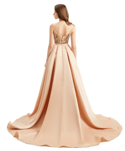 detachable skirt prom dress 1317-009