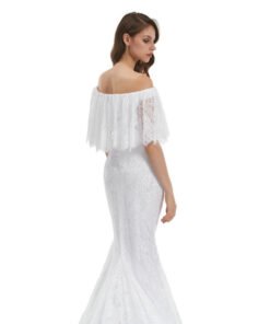off the shoulder mermaid wedding dress 1322-009