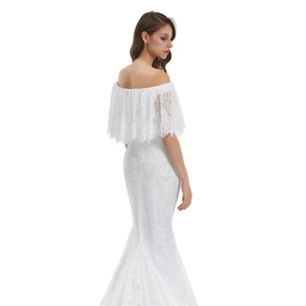 off the shoulder mermaid wedding dress 1322-009