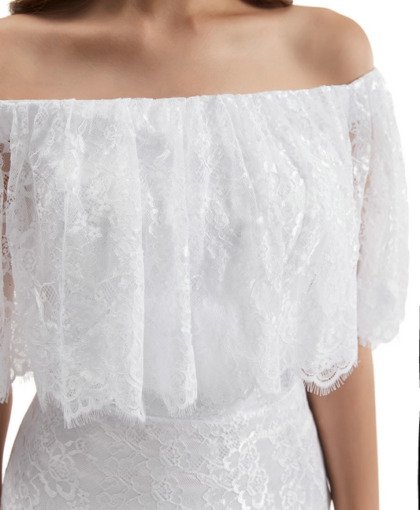 off the shoulder mermaid wedding dress 1322-010