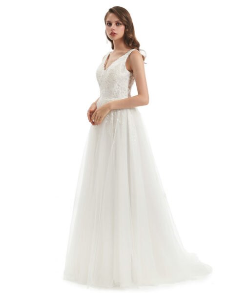 off white wedding dress 1319-004