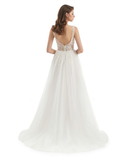 off white wedding dress 1319-006