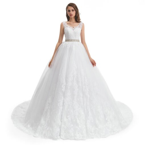 princess ball gown wedding dress 1323-001