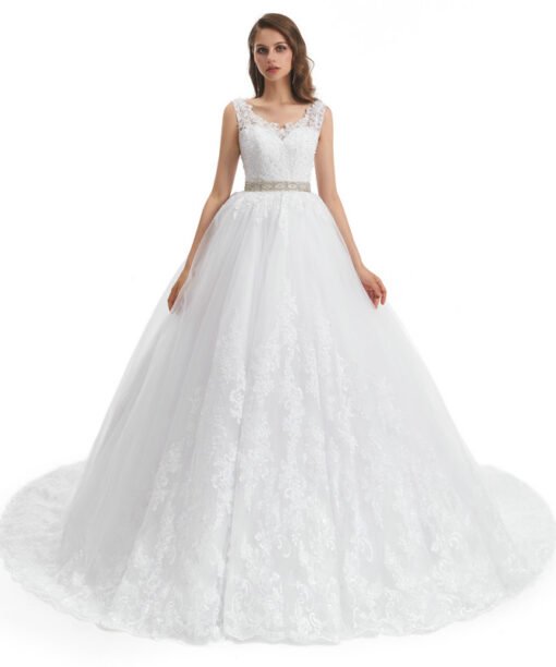 princess ball gown wedding dress 1323-001