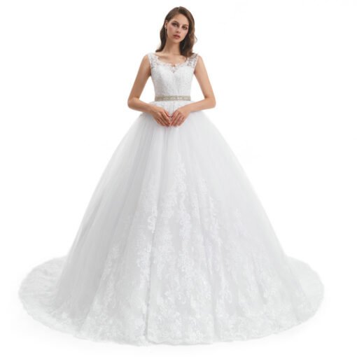 princess ball gown wedding dress 1323-002