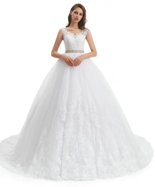 princess ball gown wedding dress 1323-002