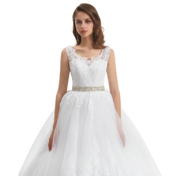princess ball gown wedding dress 1323-007