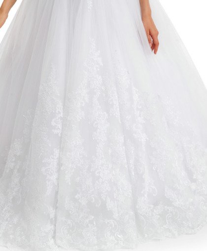 princess ball gown wedding dress 1323-010