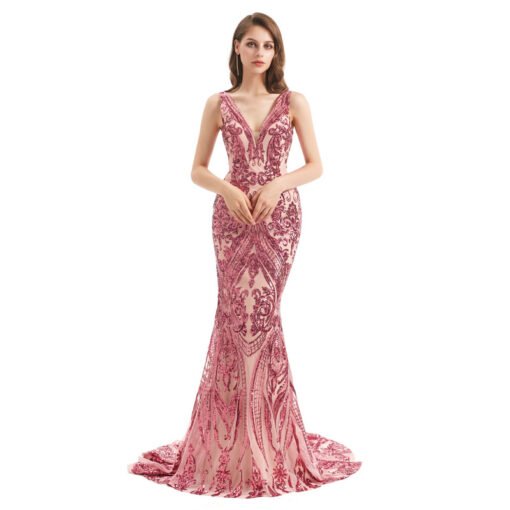 sequin dress long 1315-001