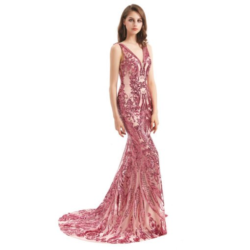 sequin dress long 1315-002