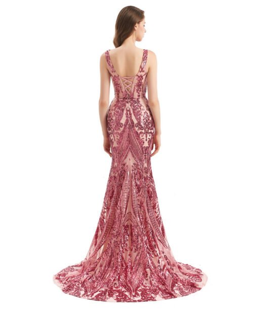 sequin dress long 1315-003