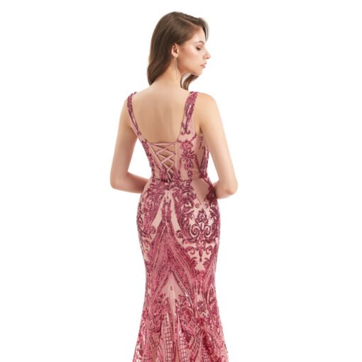 sequin dress long 1315-005