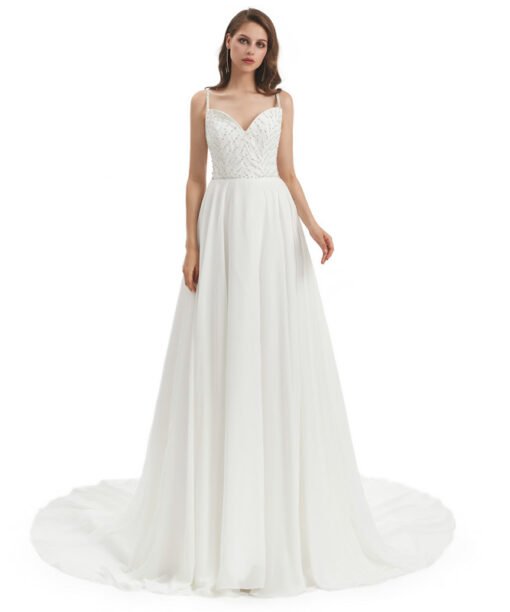 backless wedding dress 1324-001