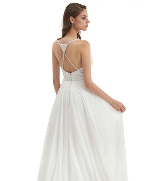 backless wedding dress 1324-008