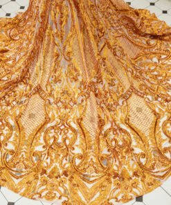 gold mermaid prom dress 1328-010