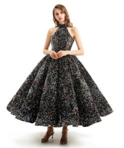 tea length ball gown 1327-001